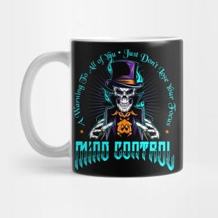 magician skull illustration Mug